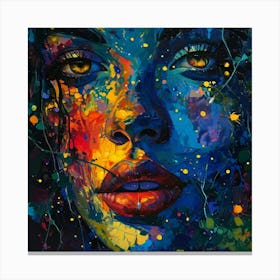 Facepaint3 Canvas Print