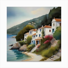 By the Sea Canvas Print