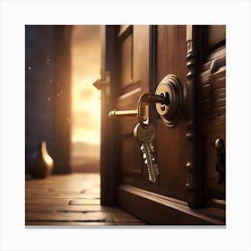 Key To The House Canvas Print