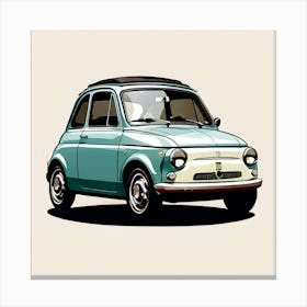 Fiat 500 Canvas Print