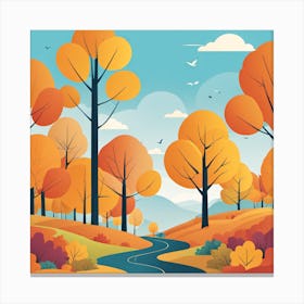 Autumn Landscape 2 Canvas Print