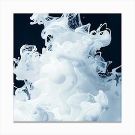 Splash Of Milk Canvas Print