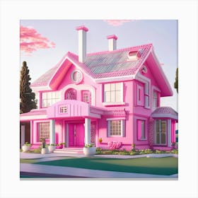 Barbie Dream House (666) Canvas Print