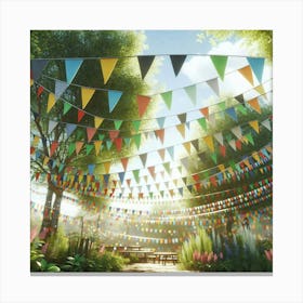 Bunting Canvas Print