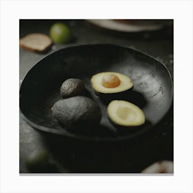 Avocado - Still Life 3D Photography Canvas Print