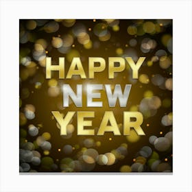 Happy New Year Canvas Print