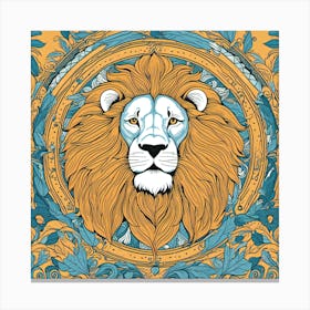 Lion Head 2 Canvas Print