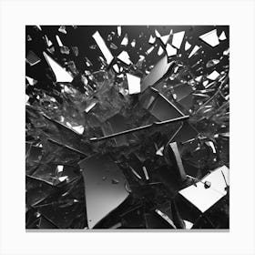 Shattered Glass 11 Canvas Print