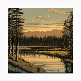 Saskatchewan River 2 Canvas Print