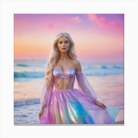 Barbie beach Canvas Print