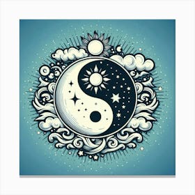 Yin Yang Symbol 5 Canvas Print