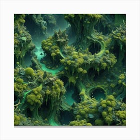 Fantasy Forest Canvas Print