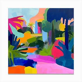 Abstract Park Collection Holland Park London 1 Canvas Print