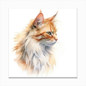 Skookum Cat Portrait 1 Canvas Print