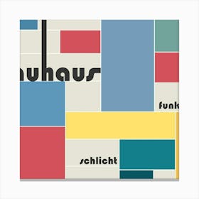 Bauhaus Style 23 Canvas Print