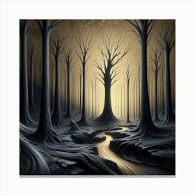 Dark Forest 6 Canvas Print