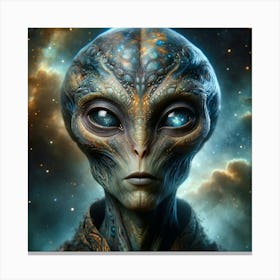 Cosmic Gaze: The Celestial Being. Canvas Print