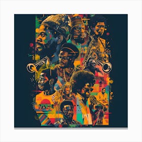Kings Of Reggae Canvas Print