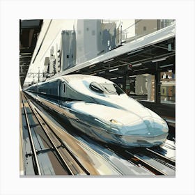 Bullet Train 2 Canvas Print