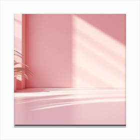 Baby Pink Sunset V1 Canvas Print