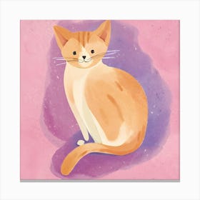 Orange Tabby Cat 5 Canvas Print