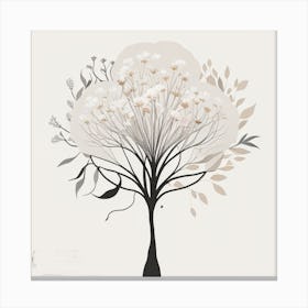Tree Of Life Simplicity Canvas Print