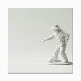 Fishing Man Canvas Print