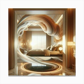 Dream Bedroom 1 Canvas Print