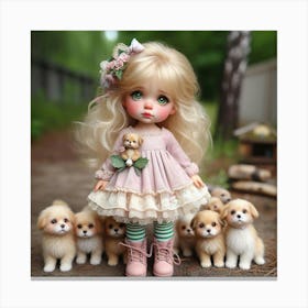 Lily Doll Canvas Print
