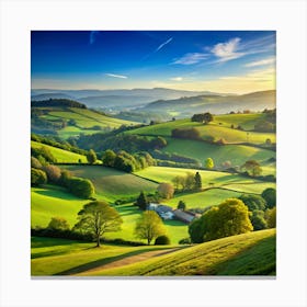 Countryside Landscape Canvas Print