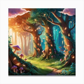 Fairy Forest 2 Canvas Print