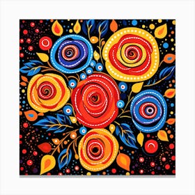 Russian Folk Art Canvas Print