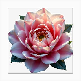 Pink Lotus Flower Canvas Print