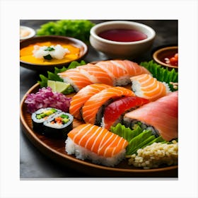 Sushi And Sashimi 2 Canvas Print