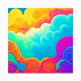 Abstract Colorful Abstract Background Canvas Print