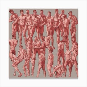 Nude Men Canvas Print