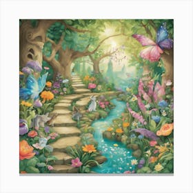 Fairy Garden 8 Canvas Print