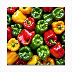 Colorful Peppers 19 Canvas Print