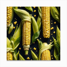 Sweetcorn As A Logo Mysterious (3) Canvas Print