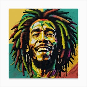 Celebrity series: Bob Marley Canvas Print