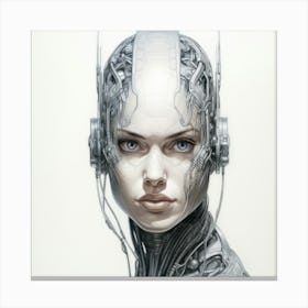 Cybernetic Woman 1 Canvas Print