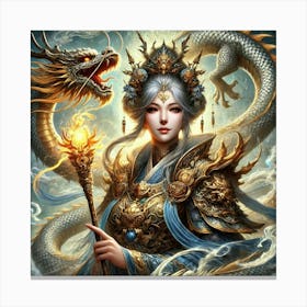 Empress Lian Portrait 1 Canvas Print