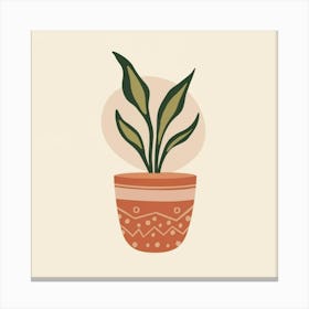 Potted Plant Canvas Print