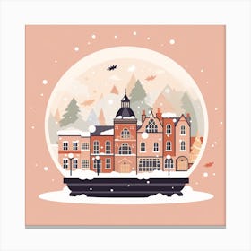 Stratford Upon Avon United Kngdom Snowglobe Canvas Print