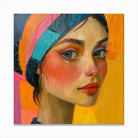 Portrait Of A Girl Canvas Print