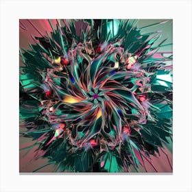 Abstract Flower 1 Canvas Print