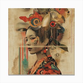 Asian Woman 2 Canvas Print