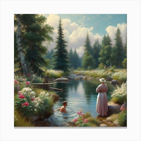 Swedish summer 2 Canvas Print