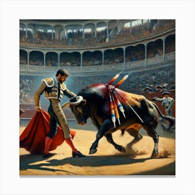 Bullfighter Oil On Canvas Super Large Wall Art Velasquez Style Painting Canvas Print