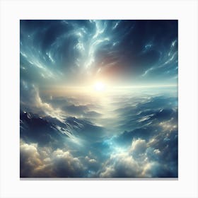 Sky And Clouds Canvas Print